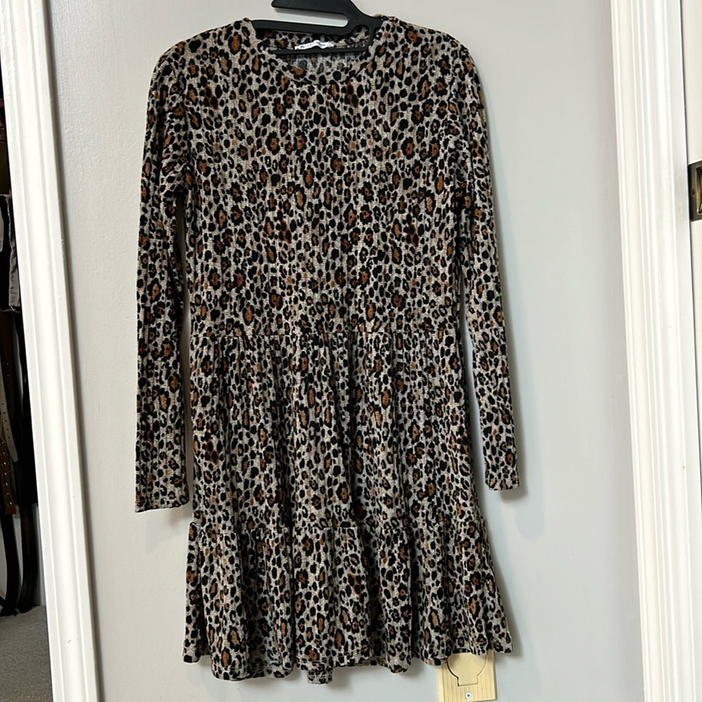 Zara dress animal print